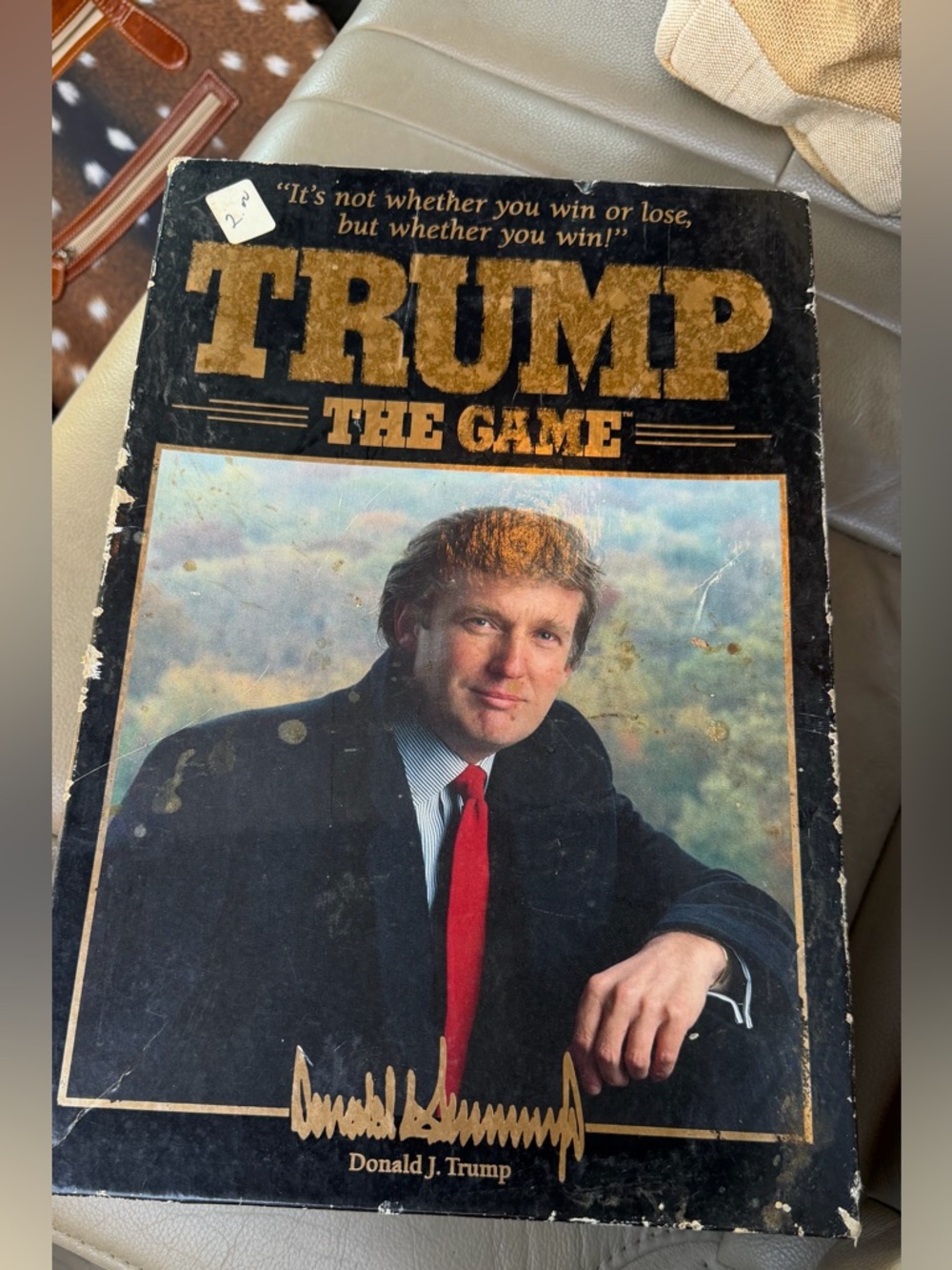 The Trump Game. Board game Originally released by Milton Bradley in 1989